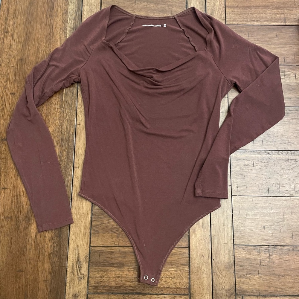 A&F long sleeve bodysuit